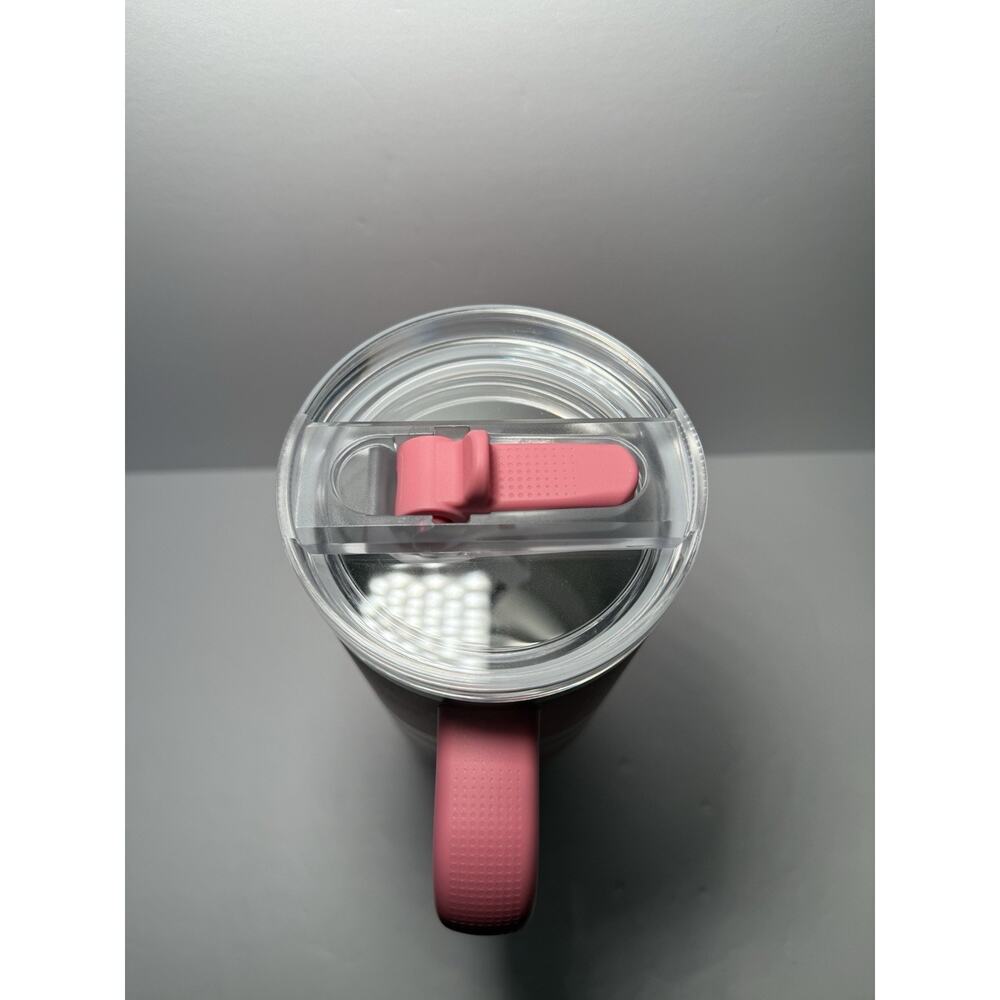 Stanley Oasis Summer PLUMERIA PINK CHEVRON 40oz Protour Flip Straw Tumbler BNWT - Picture 2 of 6